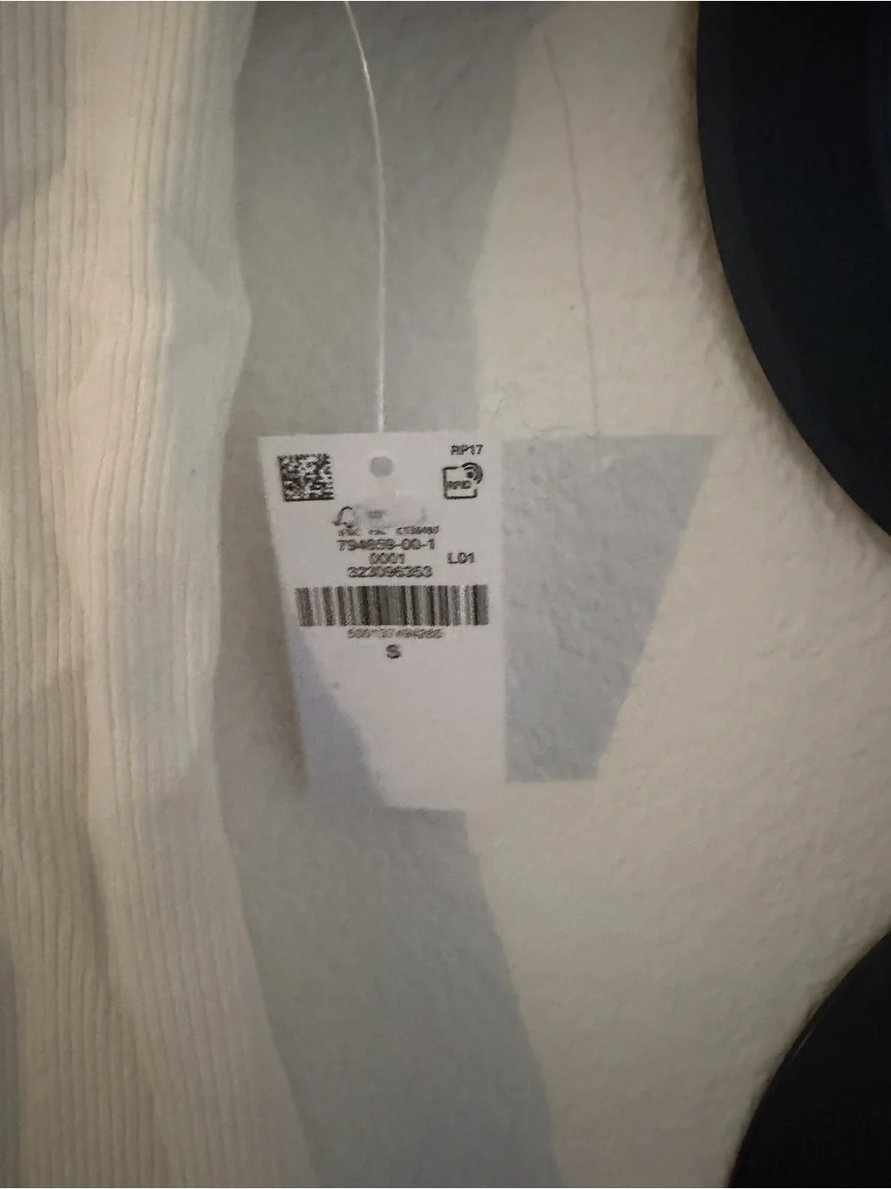 Old Navy White Tee with Burgundy Raglan Sleeves
